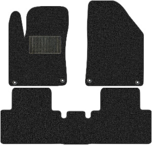 Коврики "Классик" в салон Geely Coolray SX11 I (suv) 2018 - 2023, темно-серые 3шт.