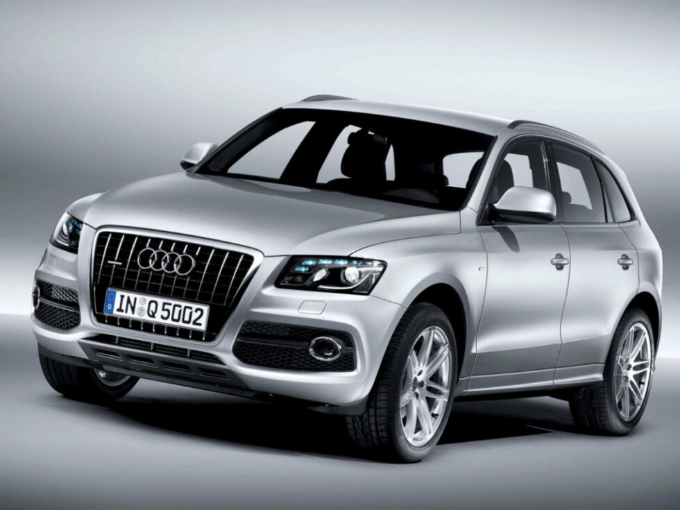 Коврики текстильные "Классик" для Audi Q5 I (suv / 8R) 2008 - 2012, темно-серые, 5шт.